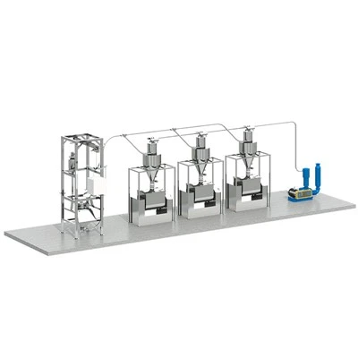Arina ti trigo a pulbos ti vacuum a conveyor feeder .